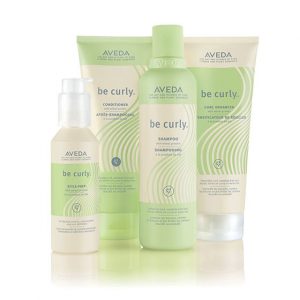 Aveda Be-Curly-hair products at perfectly posh hair salon