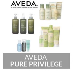 aveda PURE PRIVILEGE℠ REWARD PROGRAMME at perfectly posh hair salon in hungerford