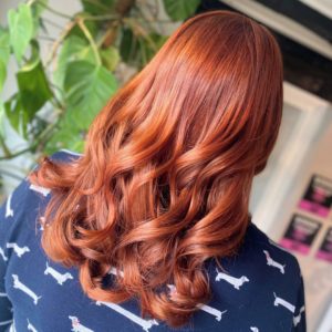 Fiery Red Hair Colour at Perfectly Posh Hair Colour in Berkshire