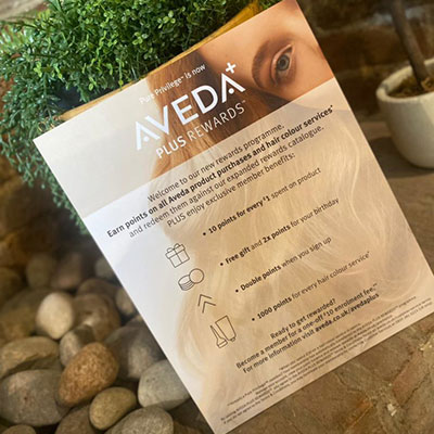 Aveda Reward Scheme - Perfectly Posh