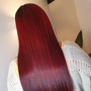 ON-TREND RED HAIR COLOURS AT PERFECTLY POSH HAIRDRESSING SALON IN HUNGERFORD, BERKSHIRE