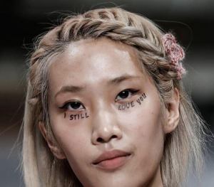 perfectly posh hairdresser at London Fashion Week
