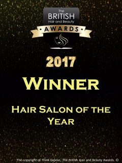British Hair & Beauty Salon Of The Year 2017!